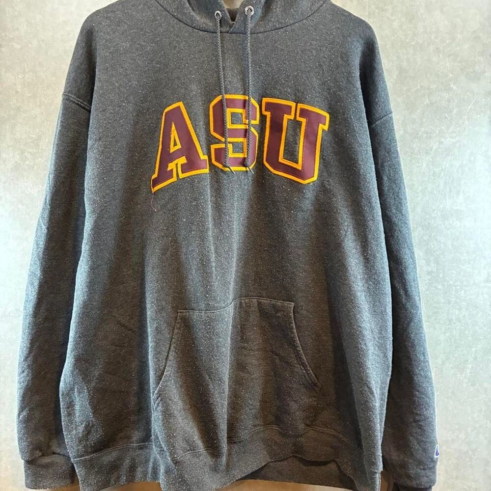 Champion Men's Grey Hoodie